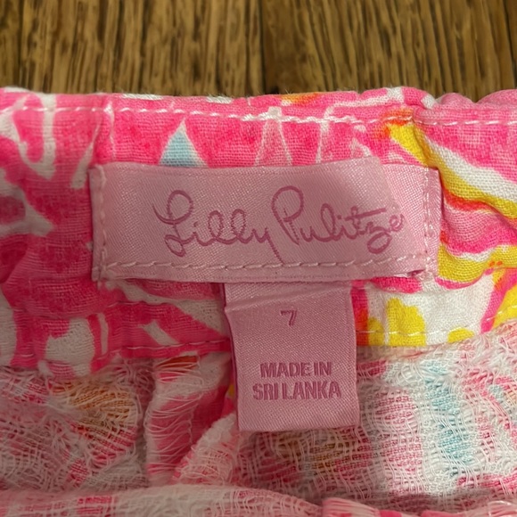 Lilly Pulitzer girls shorts size 7 - Picture 3 of 6
